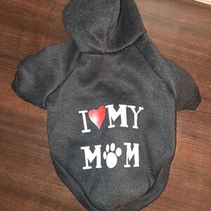💜 EUC Sm. I ❤️ Mom Dog Sweater